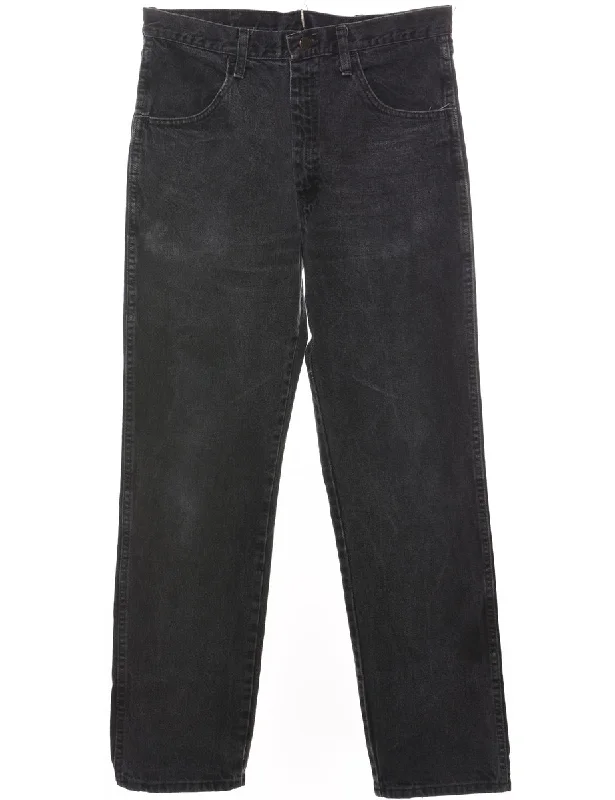 Discount Deals premium puffer coatBlack Rustler Straight-Fit Jeans - W34 L32